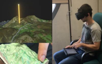 Explouring Mountains with Tangibles and VR
