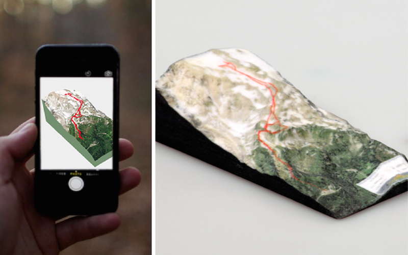 Intuitive and Automatic Digital Fabrication of Mountains